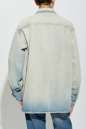 MM6 Maison Margiela Cămașă de denim cu buzunar