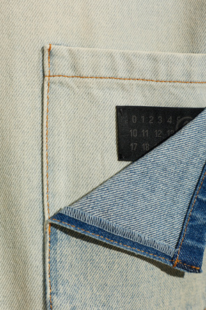 MM6 Maison Margiela Cămașă de denim cu buzunar