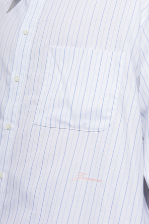Jacquemus Striped Cotton Shirt
