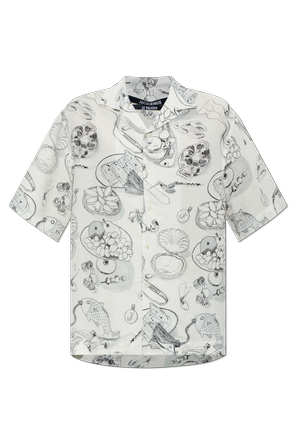 Camisa estampada de manga corta