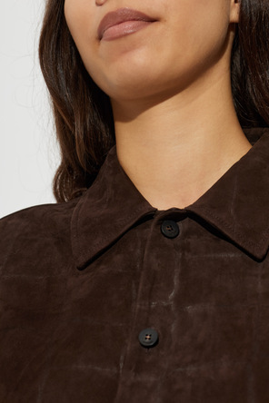 Jacquemus '‘Croco’' suede shirt