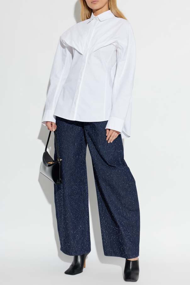 Jacquemus Shirt with decorative pleats