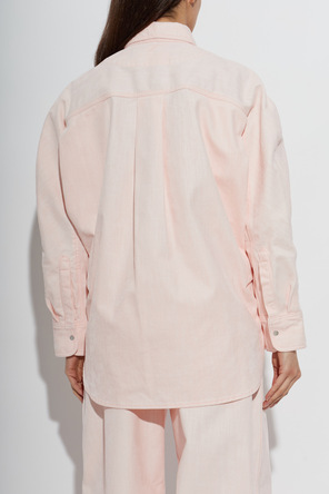 Jacquemus Camisa com acabamento aveludado