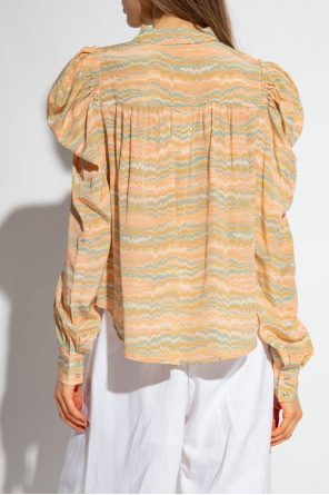Ulla Johnson ‘Dari’ silk naturale shirt