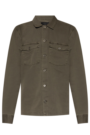 Regular Fit Short Sleeve Tropical Print Shirt & Short Set