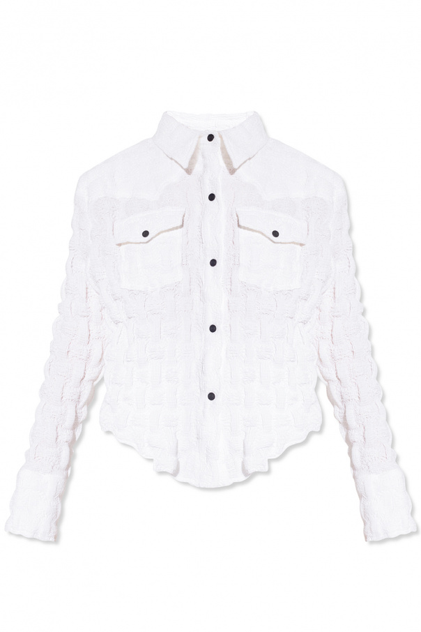 The Mannei ‘Raze’ textured shirt