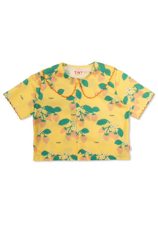 Shirt with decorative collar od Tiny Cottons