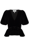 Ganni Velour top