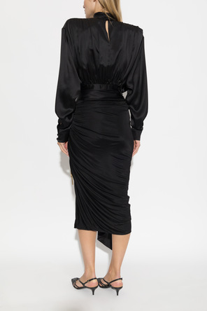 Balmain Silk shirt with asymmetric cut