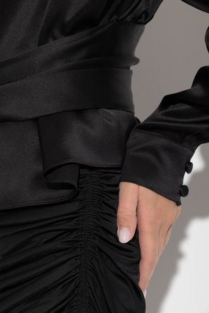 Balmain Silk shirt with asymmetric cut