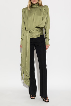 Balmain Silk shirt with shoulder pads