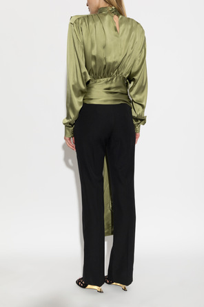 Balmain Silk shirt with shoulder pads