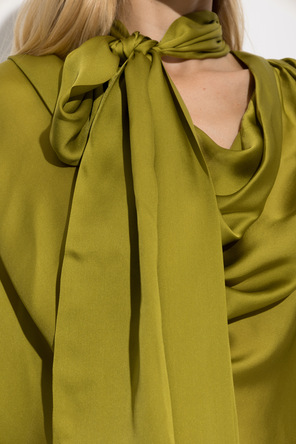 Balmain Silk shirt with decorative tie