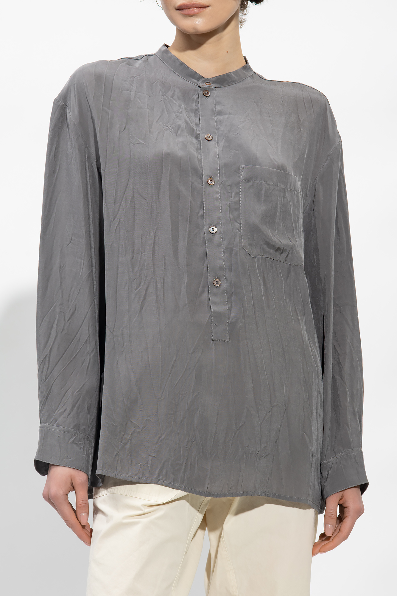 Lemaire Shirt with standing collar