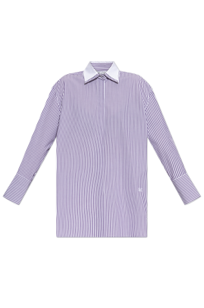 Camisa con patrón de rayas