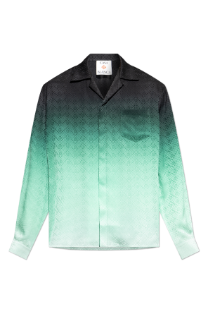 Silk shirt with monogram od Casablanca