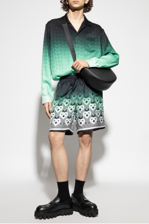 Silk shirt with monogram od Casablanca
