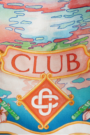 Casablanca Jedwabna koszula z nadrukiem