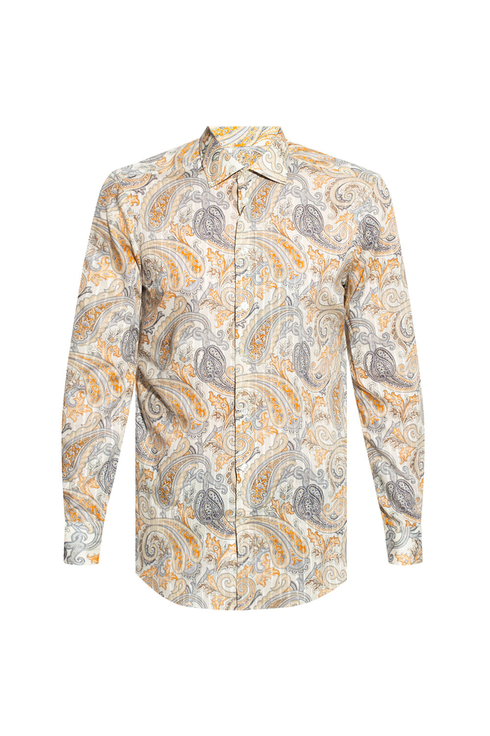 Etro Fitted embroidered-fox shirt