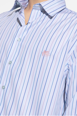 Etro Koszula z wzorem w paski