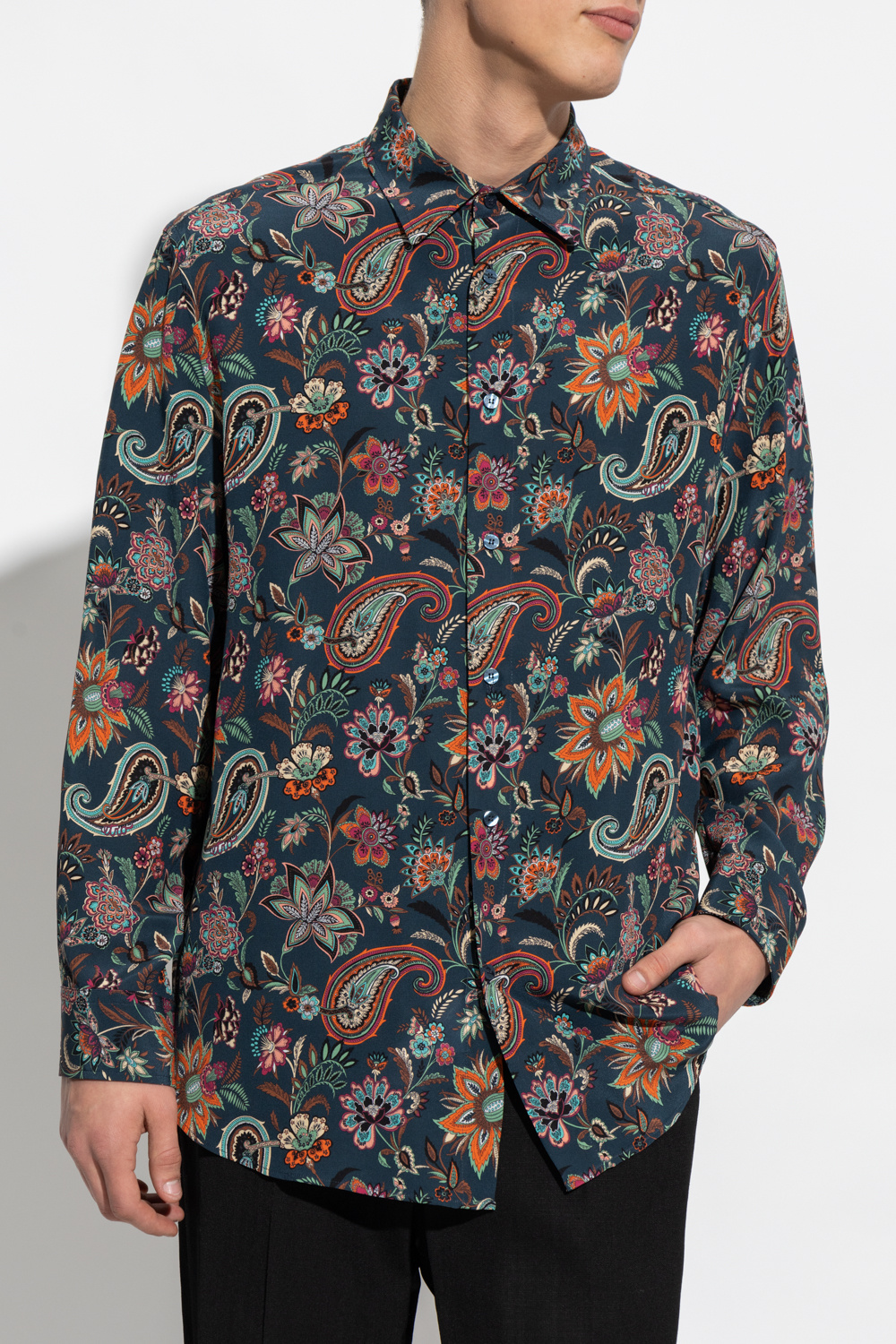 Etro Silk T-Shirt shirt