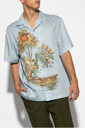 Etro Koszula z motywem kwiatowym