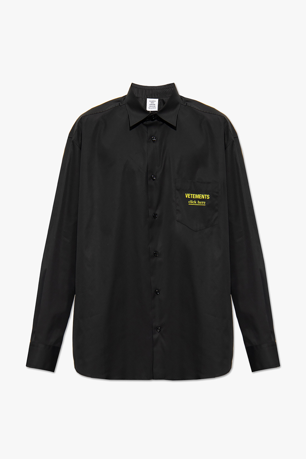 VETEMENTS Comme Des Garçons Shirt multi-panel striped shirt