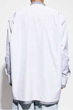 VETEMENTS Shirt with striped pattern