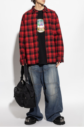 Padded shirt with plaid pattern od VETEMENTS