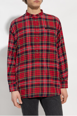Undercover Checked graphic shirt