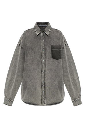 Oversize denim shirt