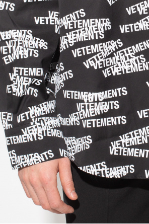 VETEMENTS Oversize embroidered shirt