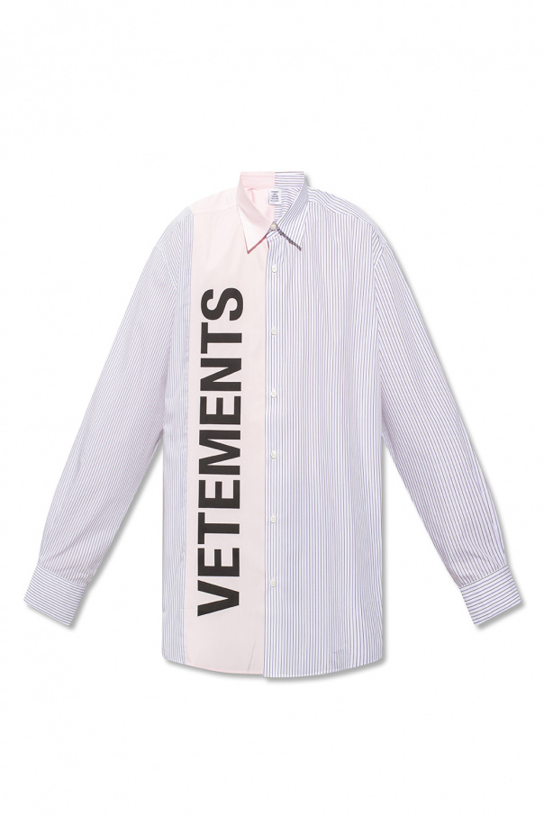 VETEMENTS Shirt GHOST with logo