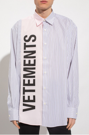 VETEMENTS Shirt GHOST with logo