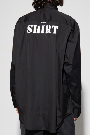 VETEMENTS Oversize shirt