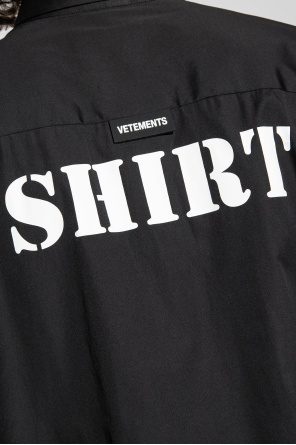 VETEMENTS Oversize shirt