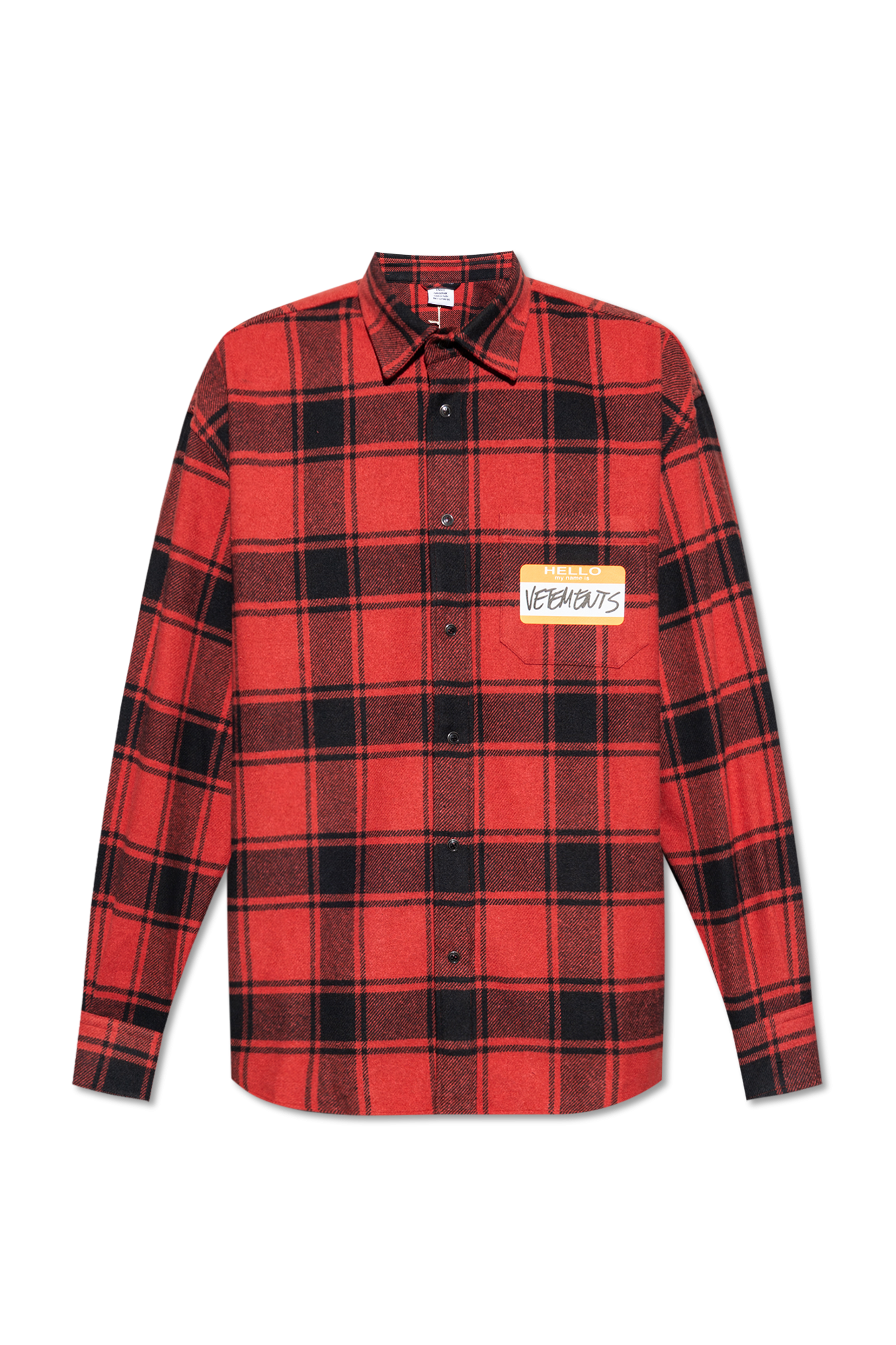 VETEMENTS Checked shirt