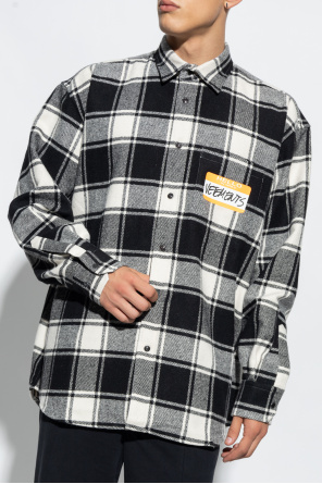 VETEMENTS Checked shirt