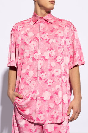 VETEMENTS Shirt with floral motif