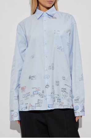 VETEMENTS Hemd mit Aufdruck