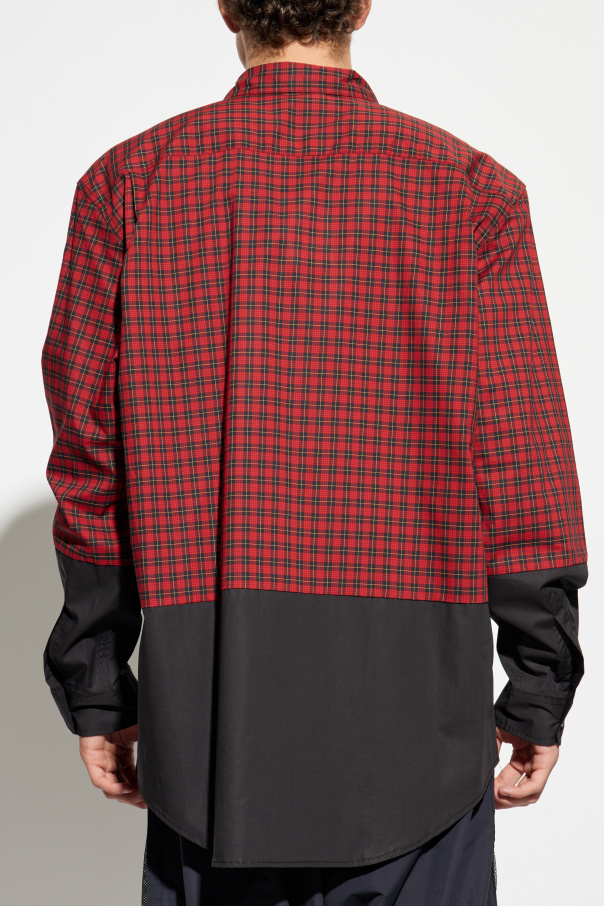 VETEMENTS Koszula ze wzorem w kratę
