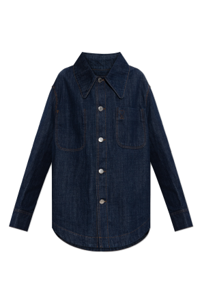 Oversize denim shirt