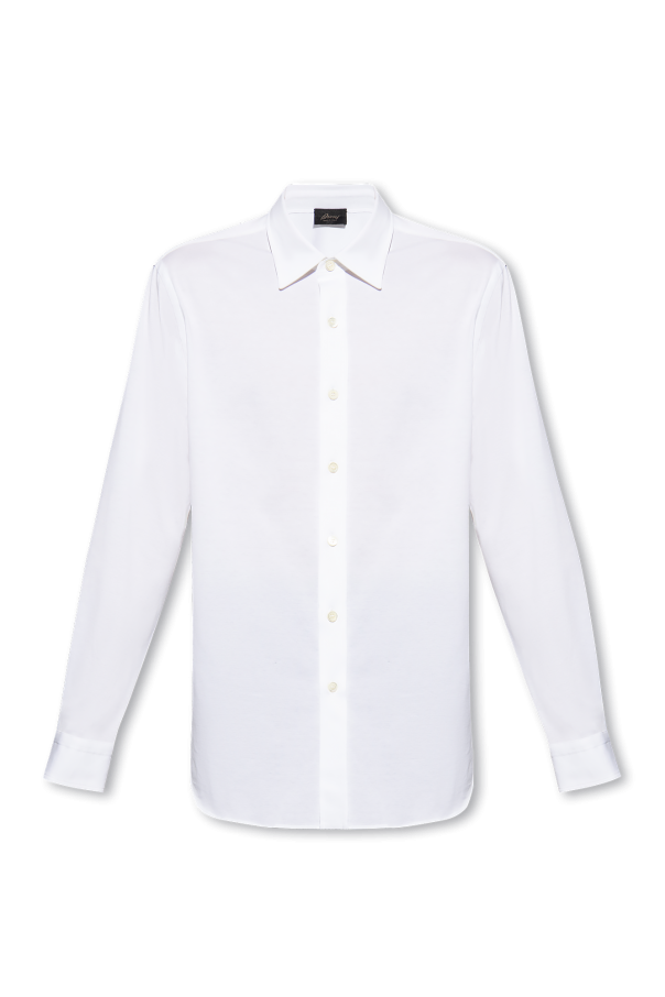Brioni Cotton zip shirt