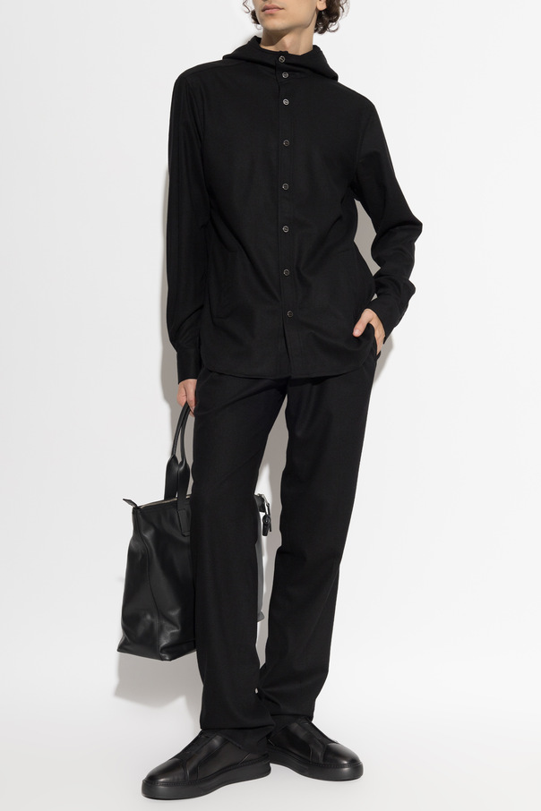 Kiton Wool shirt