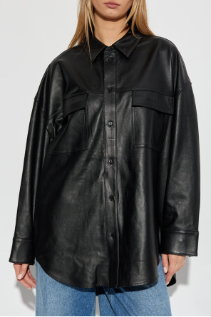 Michael Michael Kors Leather shirt