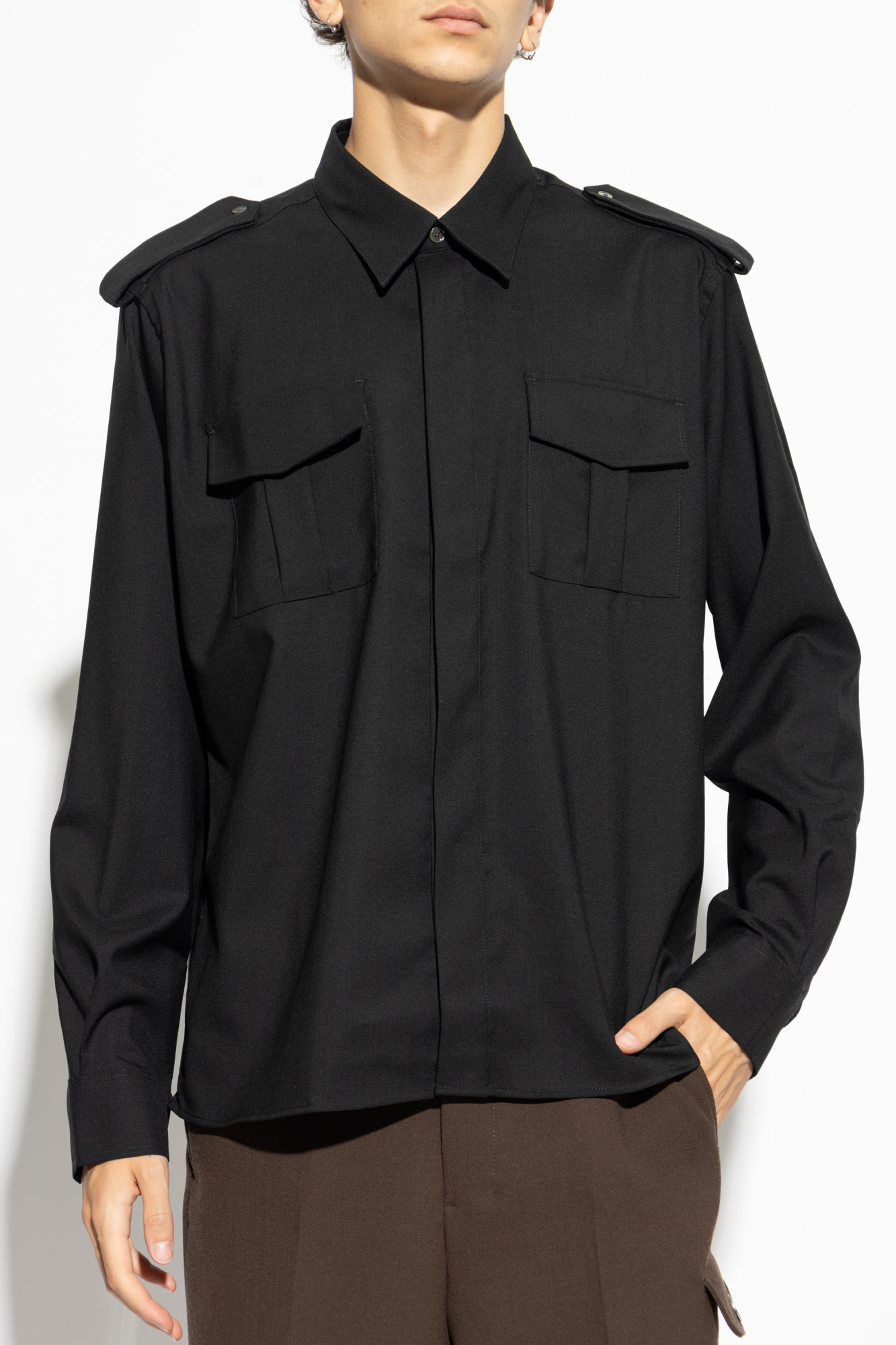 Ami Alexandre Mattiussi Wool Shirt