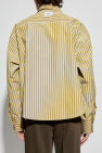 Ami Alexandre Mattiussi GREEN Shirt with stripe pattern