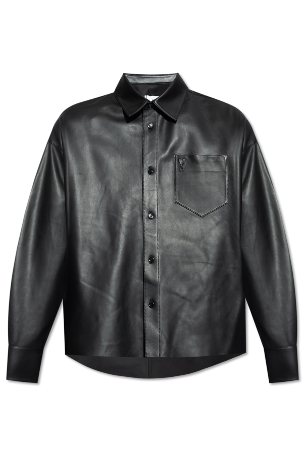 Ami Alexandre Mattiussi Leather shirt