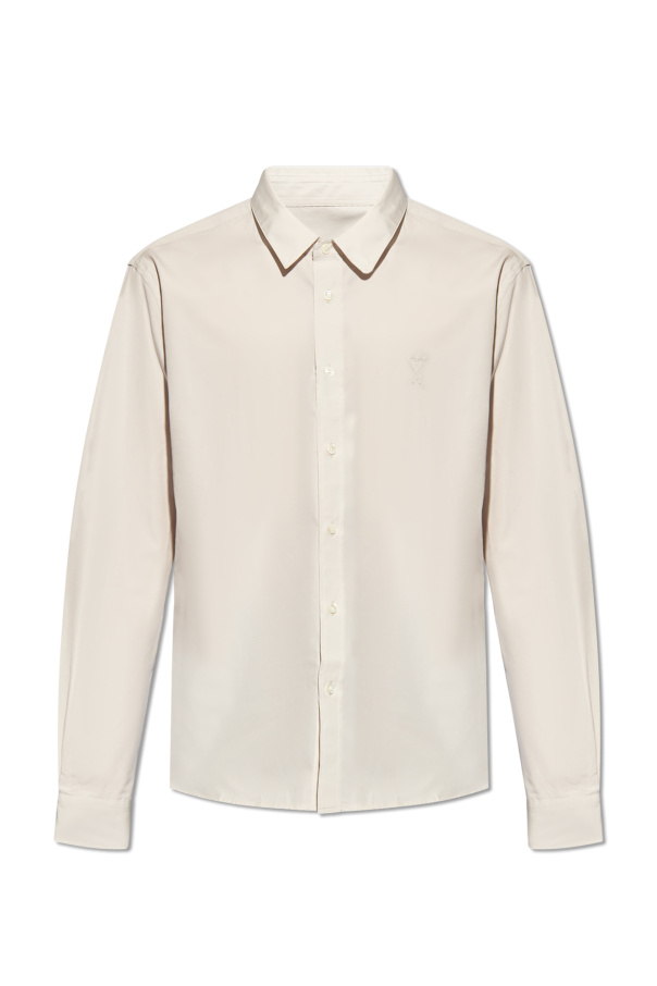 Alexander Wang bleach-wash denim jacket Shirt with logo