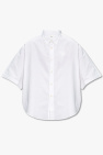 BODE embroidered pullover shirt White